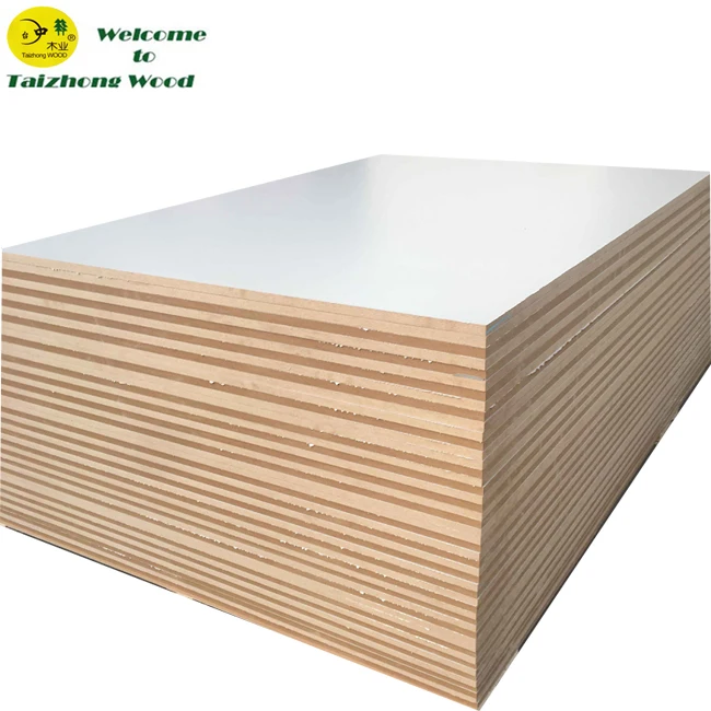 Light Grey Color Melamine MDF Board