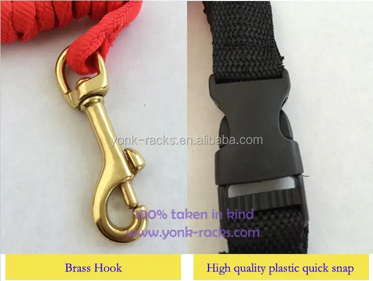 YONK Kayak Accessories  red green blue yellow orange Kayak Paddle Leash with hook