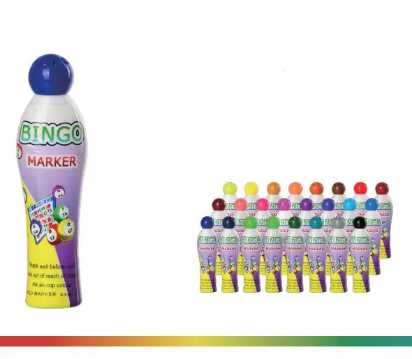 best selling 40ml bingo dabber RAINBOW Classic style  CH2810 24 colors high quality ink bingo game marker