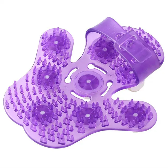 Wholesale 9-Ball Shoulder and Back Deep Tissue Hand Body Massage Glove Cellulite