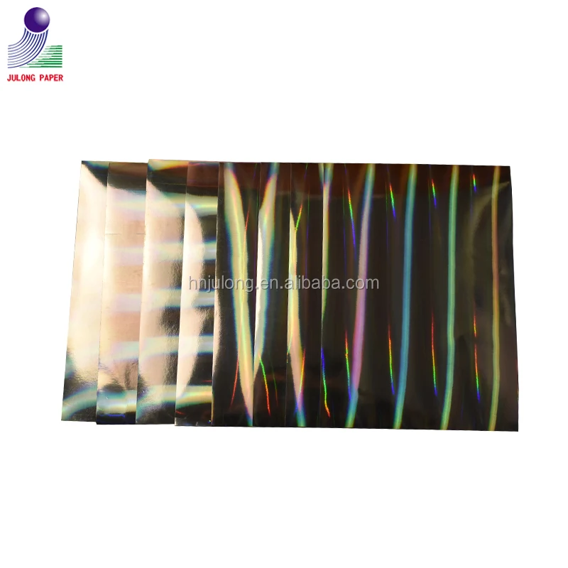 
Gold and silver thick metallic paper luxury holographic cardstock paper 