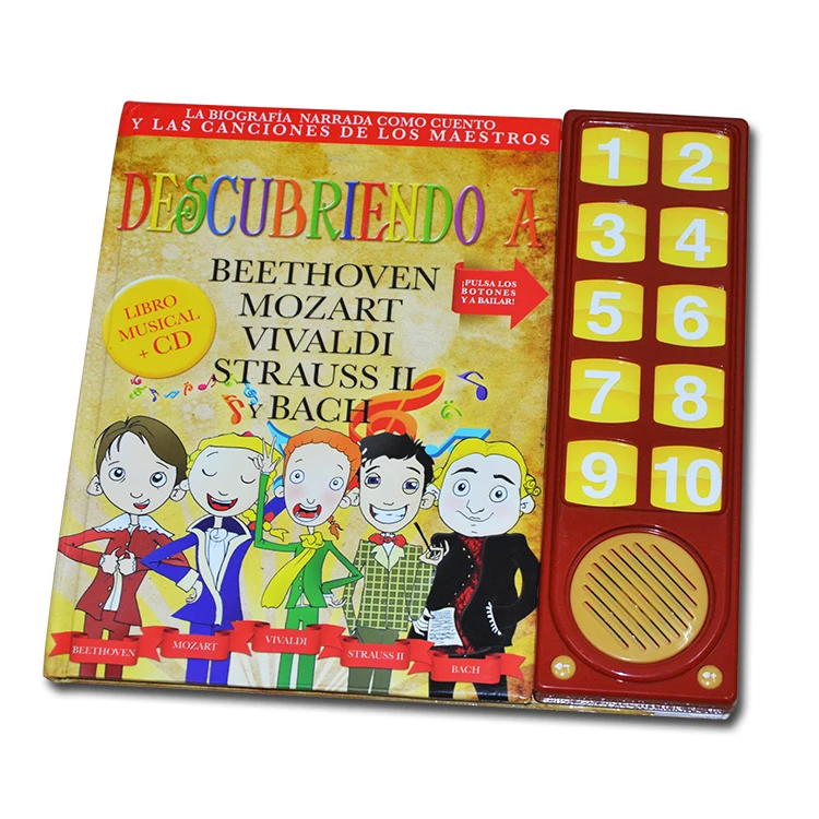 voice book push button story book sound module sound book