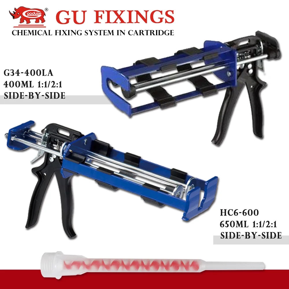 Long durability epoxy anchoring adhesive for fixing thread stud