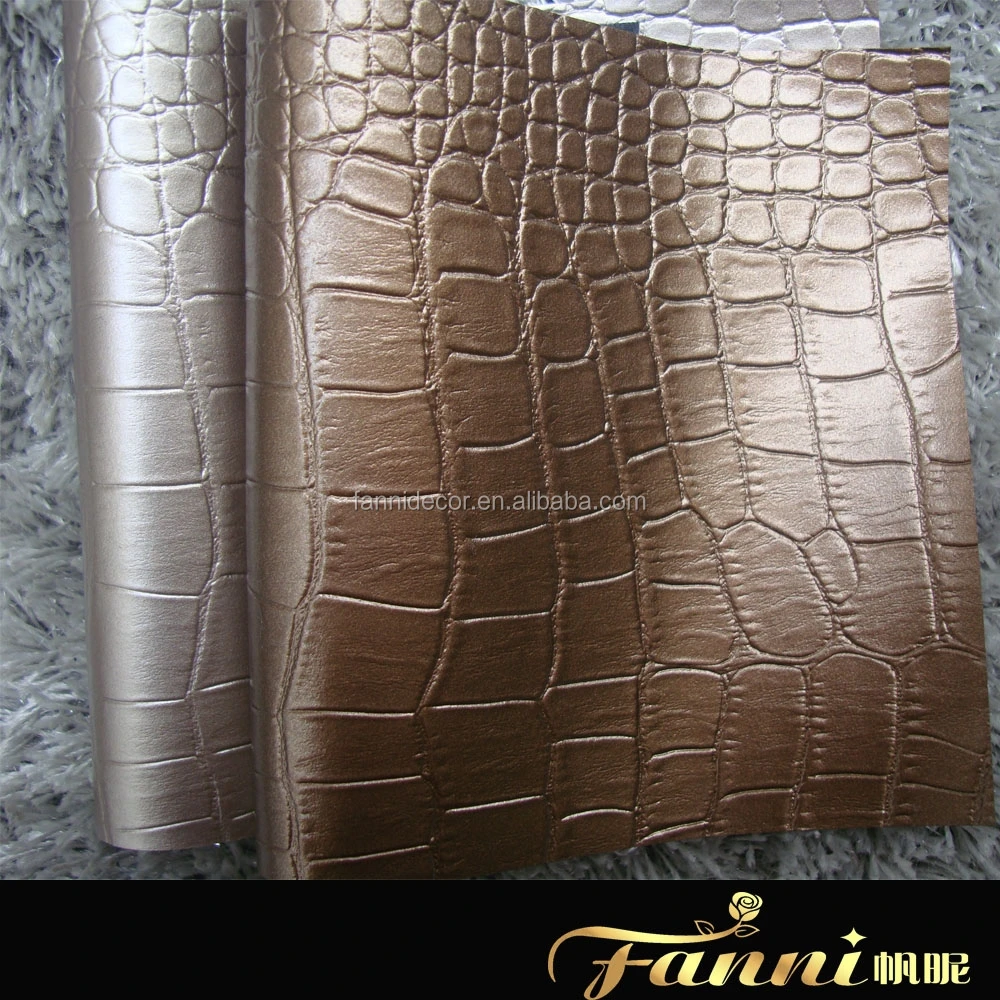 Crocodile Skin Sofa Leather Fabric Crocodile Synthetic Leather Fabric For Sofa Upholstery