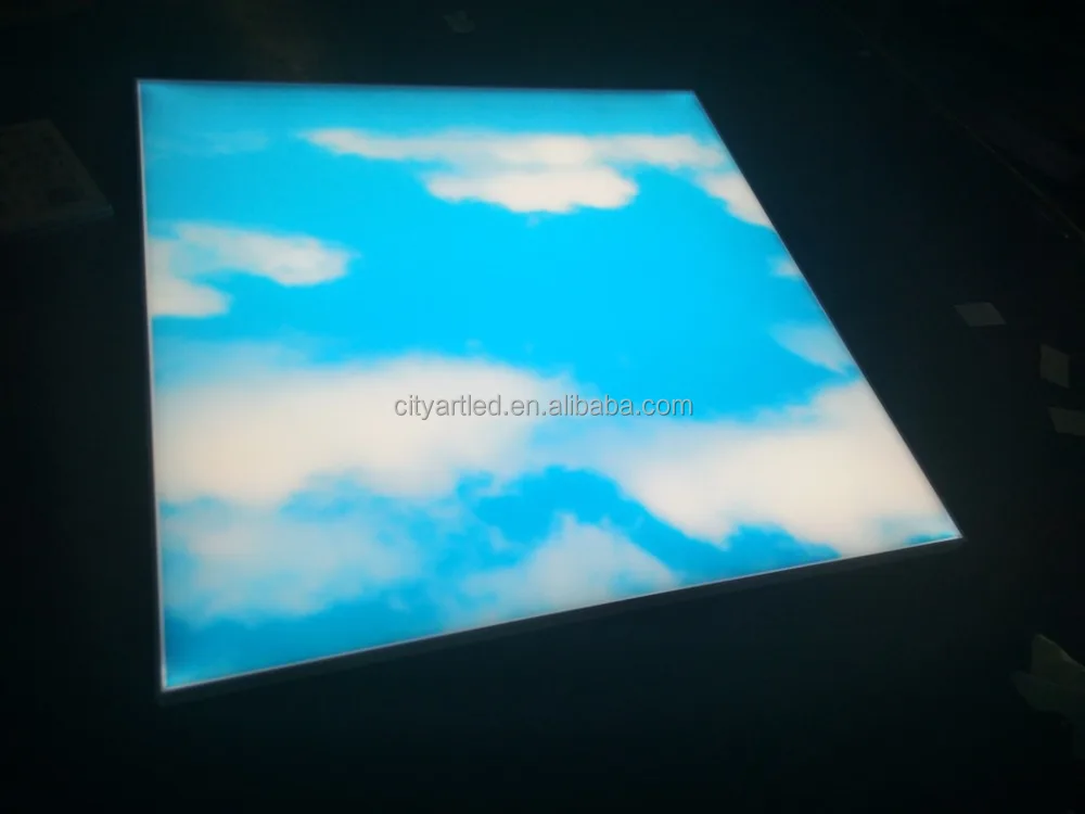 2017 Sky LED Light Sky and Cloud Image Seamless 3mm 36W 40W Blue Sky LED Panel Light With 60x60 30x120 Sizes
