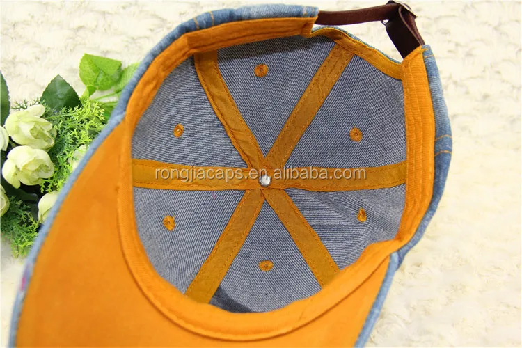 0918030 Women denim Sequins baseball cap Rhinestone bones hats and caps lady spring hat