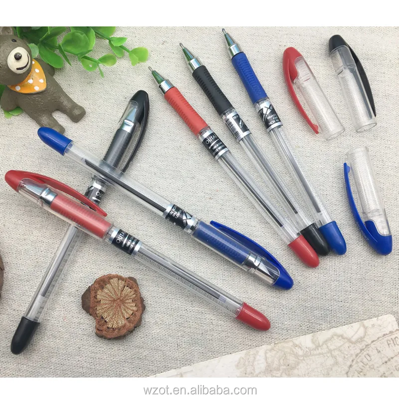 Plastic Cheapest Ball Pen High Quality custom school supply stationery Ball Point Pen Promotional Pen Multicolor OT-317-A