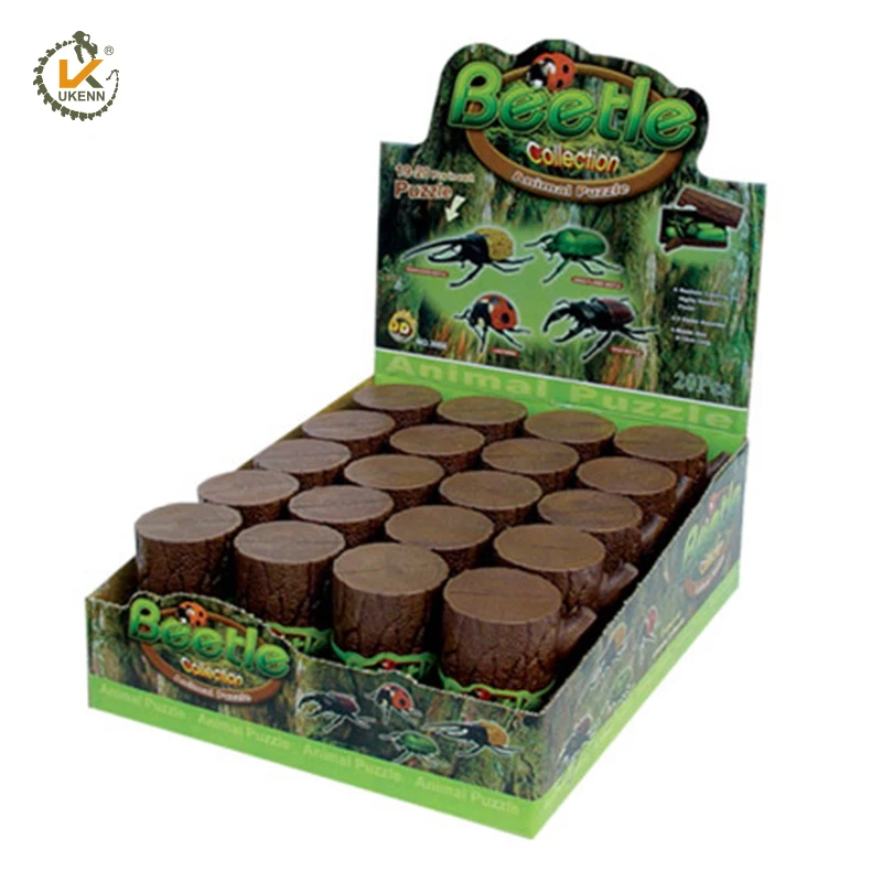 3D PVC Plastic Beetle Insect Toy for Kids Gifts