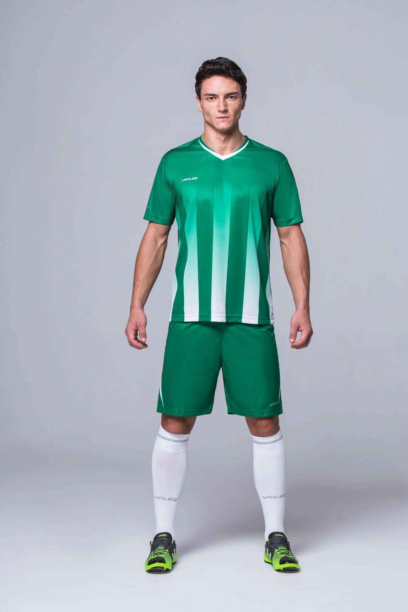 professional manufacturer blue and yellow sport wear soccer jersey