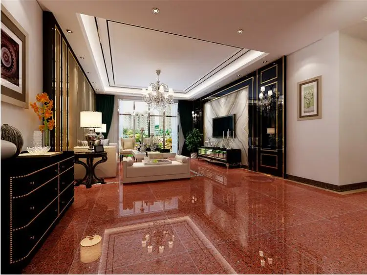 Foshan red porcelain tile vitrified polished ceramic tiles