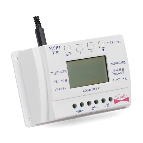 LCD Display 20A 12V/24V MPPT Solar Charge Controller