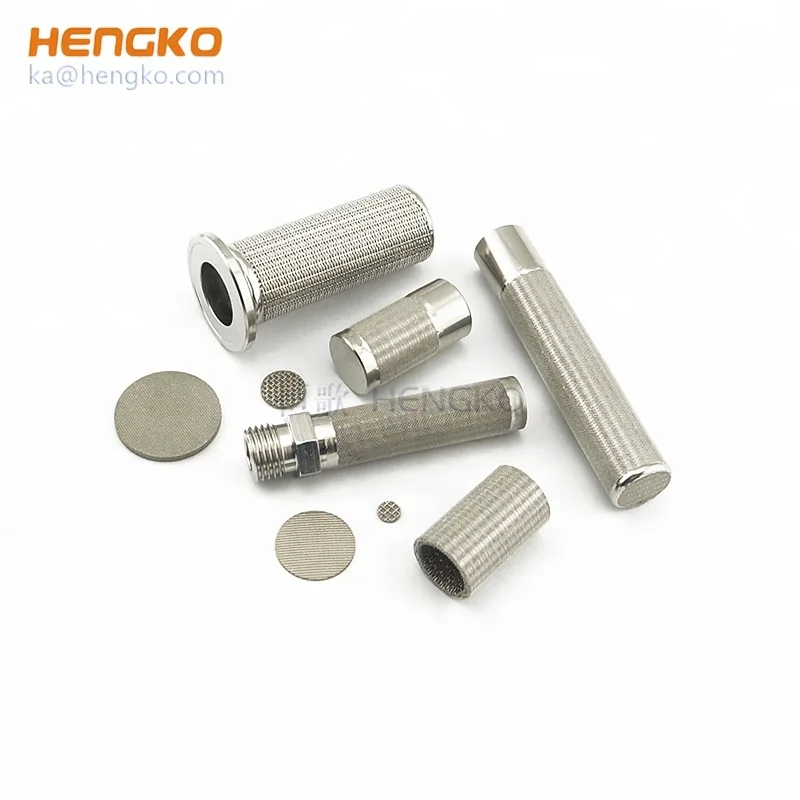 HENGKO завод 5 ~ 300 микрон многослойная проволочная сетка спеченный фильтр для воды из нержавеющей стали