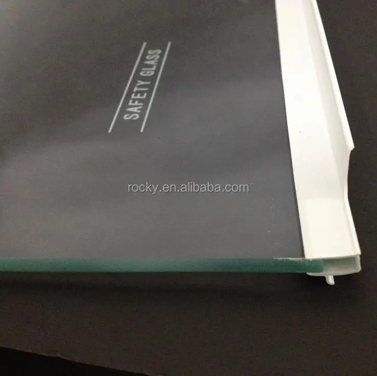 qingdao 4mm tempered glass for refrigerator glass shelf
