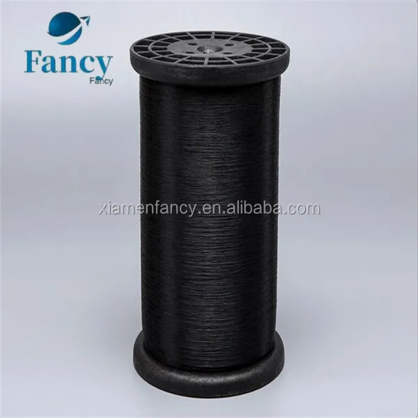 40D сырья полиэстер моно пряжи Хорошее качество сырья белый и черный pes моноволокна поток дешевой цене ПЭТ пряжа, мононити