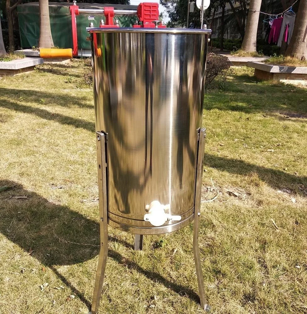 
New designed 3 frames manual honey extractor cheaper price from Chinese direct factory 