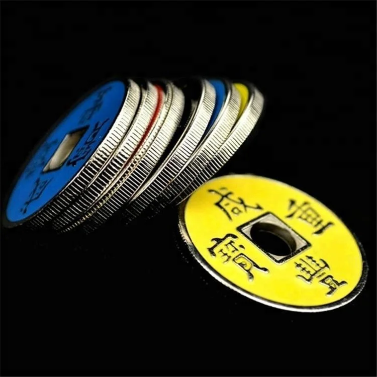 Custom Wholesale Chinese Coin Suit Magician Magic Props Chinese Coin