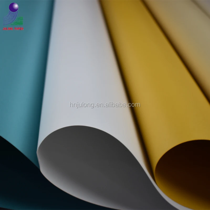 
250g elegant pastel color pearl paper with double face coated 