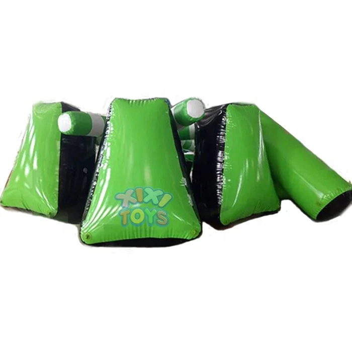 BIG X shape inflatable barrier for archery game,cheap inflatable paintball bunkers for sale
