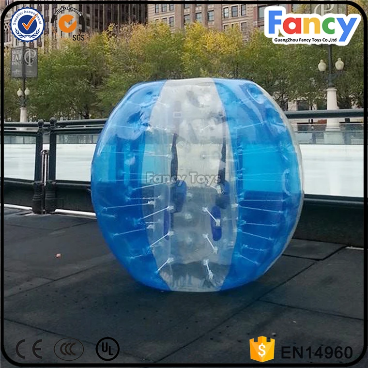 Latest hot! soccer ball size bubble belly bumper knocker ball for football for outdoor on sale