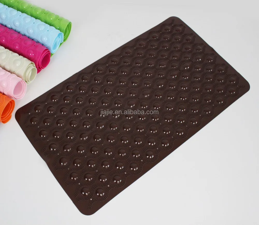 (J-7140 ) Top seller high quality bathroom different colors comfort pvc massage mat