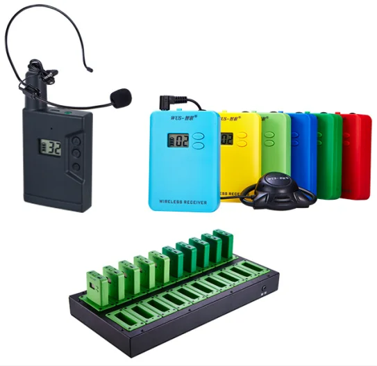 Беспроводное вспомогательное оборудование для прослушивания туристических гидов/система аудиогидов для экскурсий и выездов