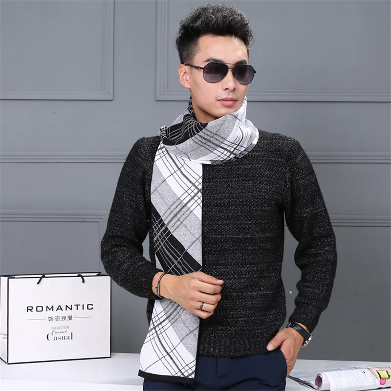 Мужской кашемировый шарф