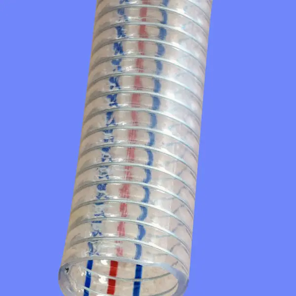 PVC steel wire high strength polyester fiber composite reinforced hose