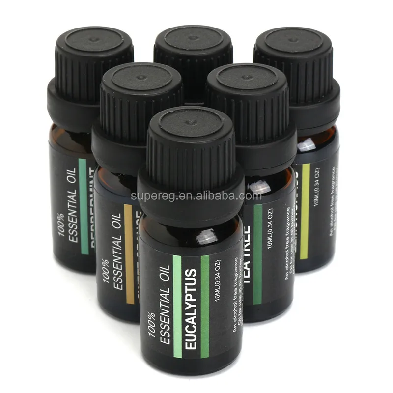
100% pure therapeutic grade essential oils 6pcs aromatherapy essential oils 