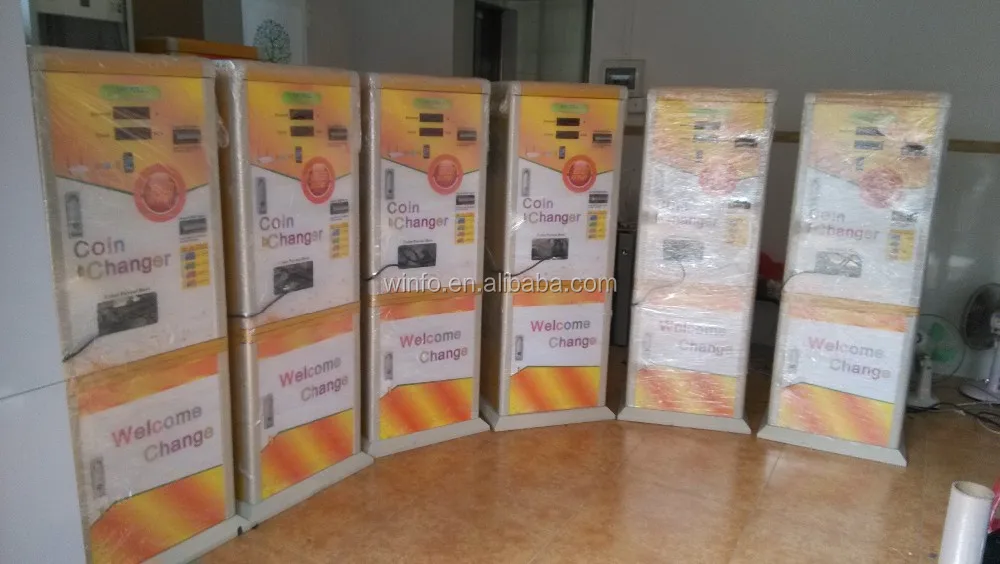 Wholesale GSM Coin Token Changer Machine/Bill Exchanger Machine for Christmas 2016