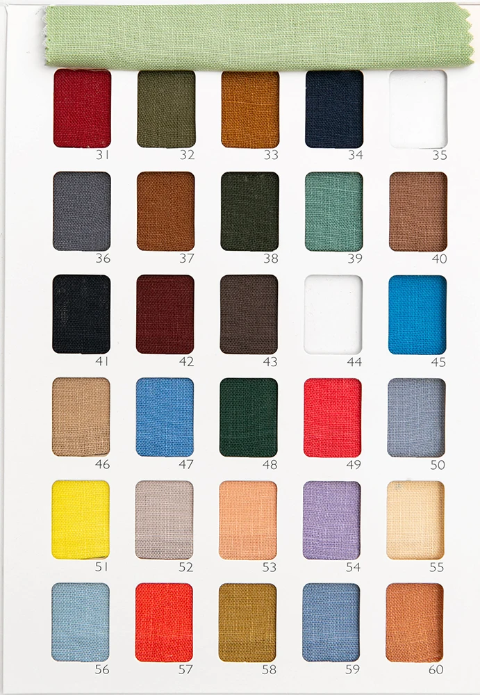 
China suppliers super soft plain dyed woven linen fabric for shirting 