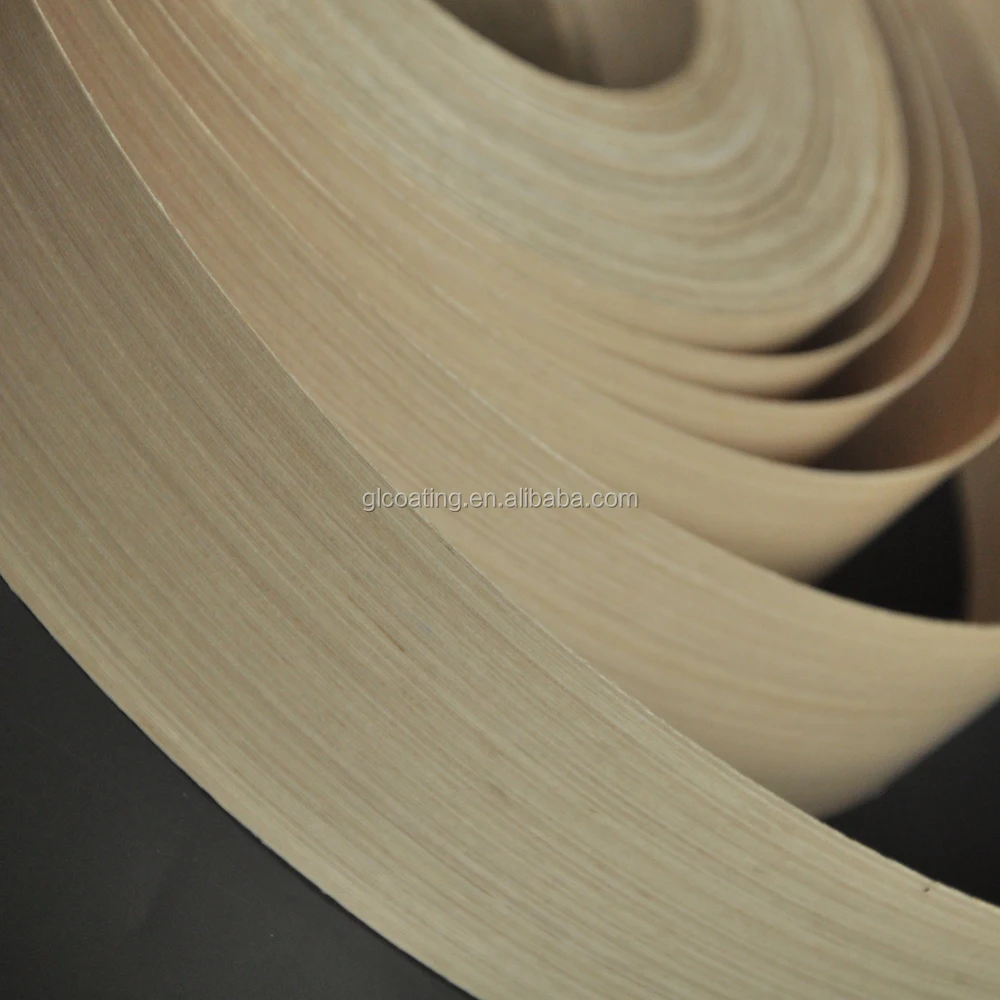 Лакированная реконструированная дубовая кромка, современная мебель, кухонные шкафы, двери, деревянный шпон