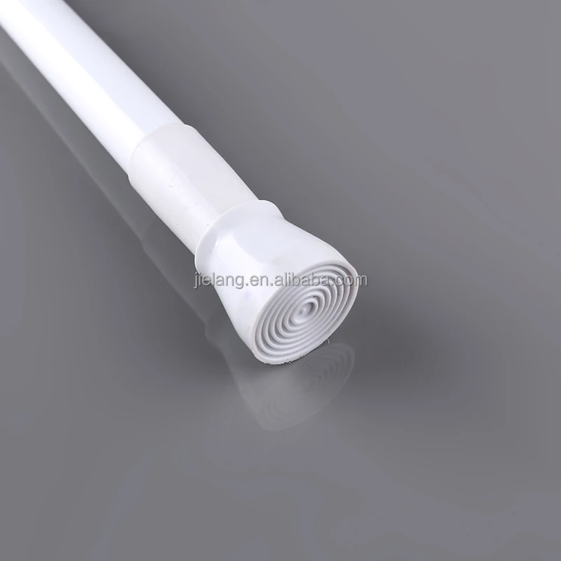 Extensible Aluminum with chrome color Interspring Shower Curtain Rod