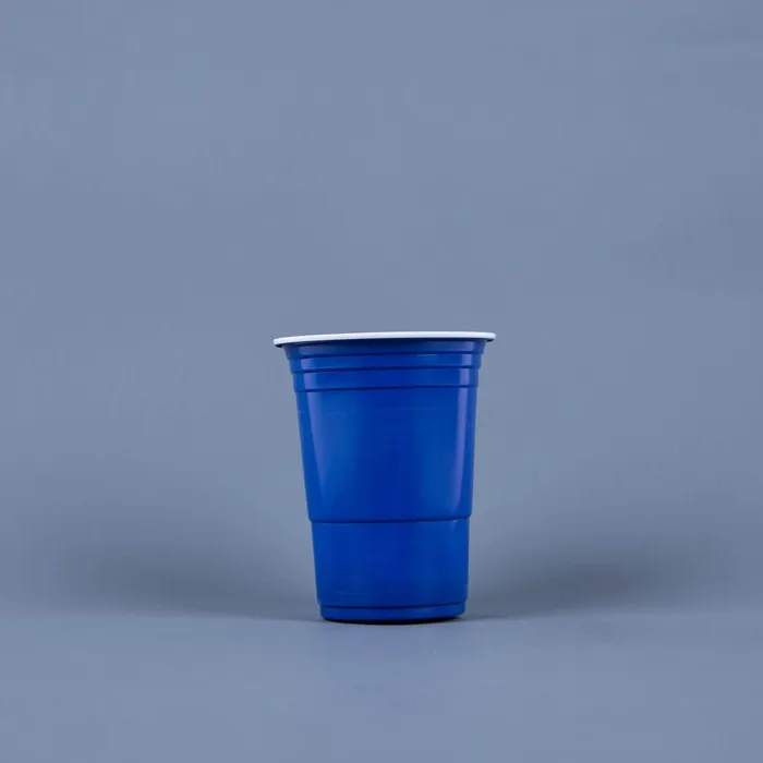 HD-480 PP Disposable Plastic 480ml Red/White Cups