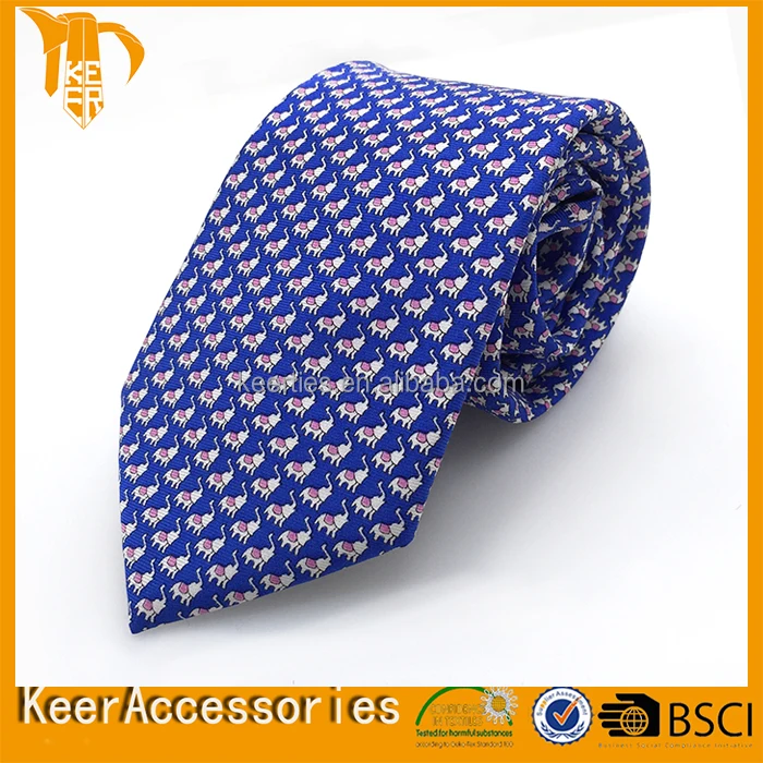 Wholesale Fashion All Over Animal Printed Casual Necktie Custom Cute butterfly Pattern Ties