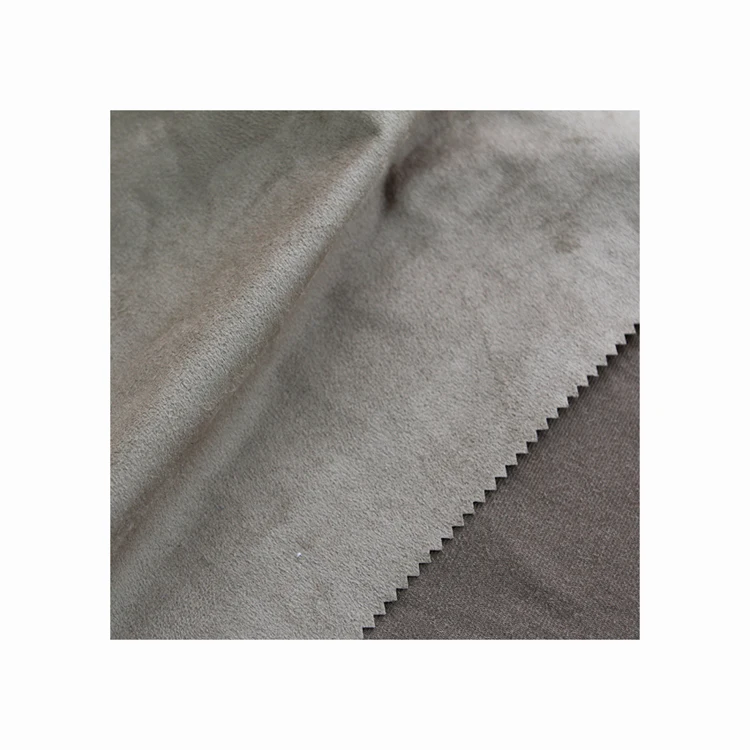High quality 100 polyester suede fabric brushed velvet fabric