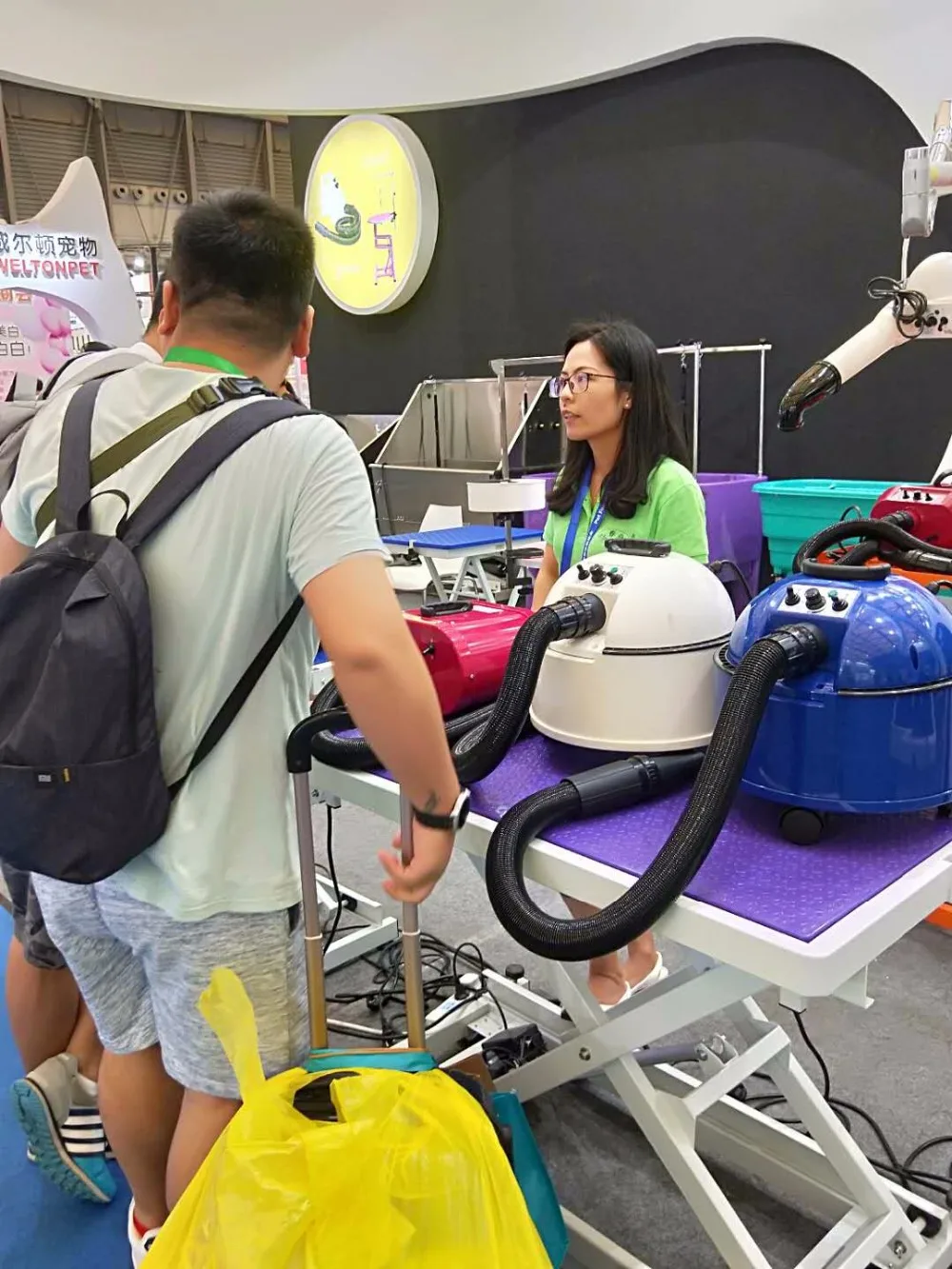 Chunzhou New Design Products Hot Sell Dog Double Motor Water Blower Pet Dryer E22-2300