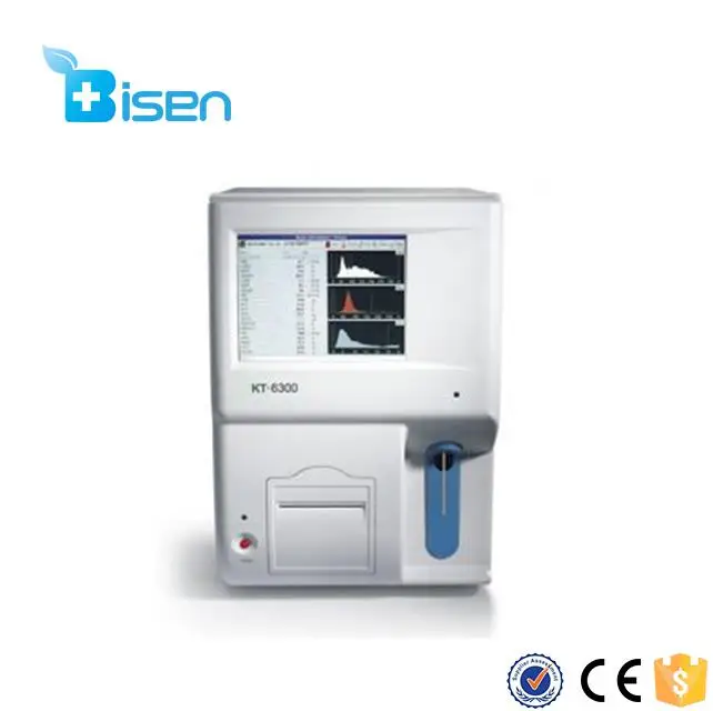 BS-KT6300 крови Анализатор для использования в медицинских целях совместный анализ гематологических химических веществ системы автоматического 3-компонентная клеток счетчик автоматический