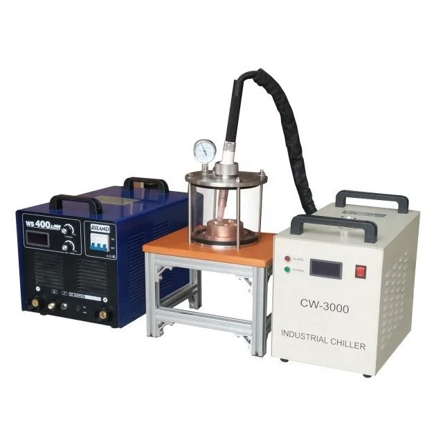 Lab Small Amount Metal Tungsten Electrode 3000C Vacuum Arc Melting Furnace