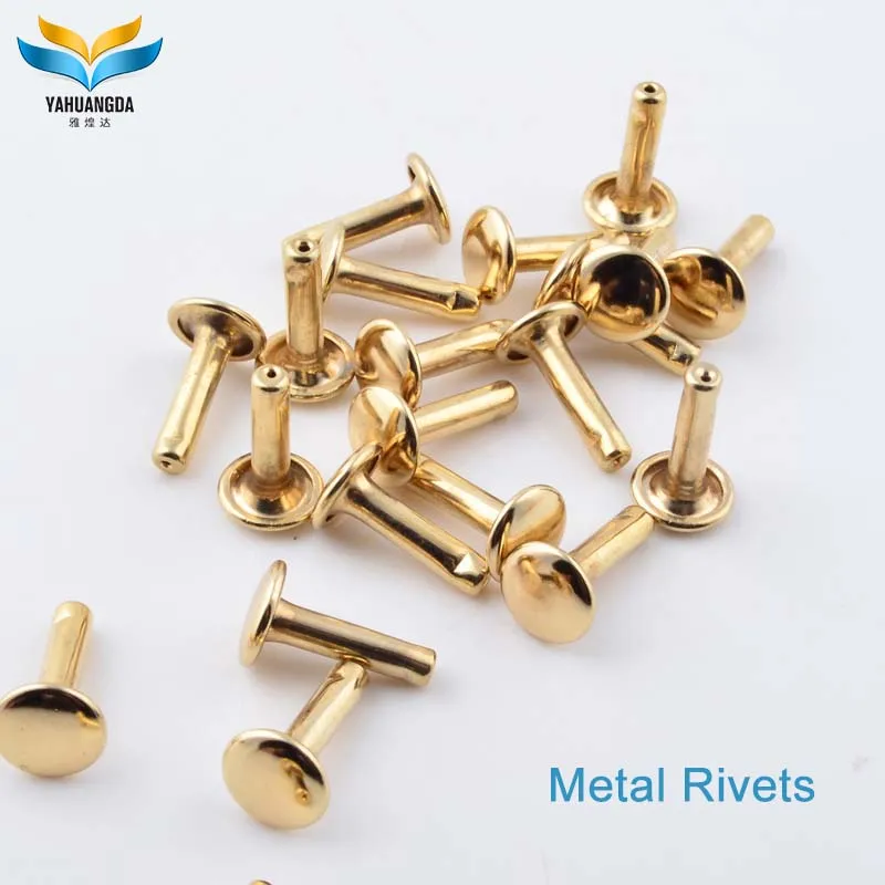 custom metal decorative handbag button rivets