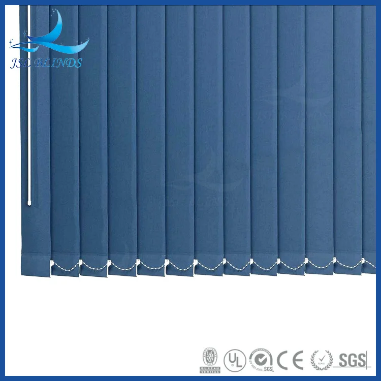 89MM PVC fabric Vertical Blind with wand safety for Children