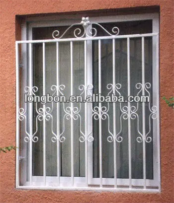 2018 Top-selling modern design window iron grills