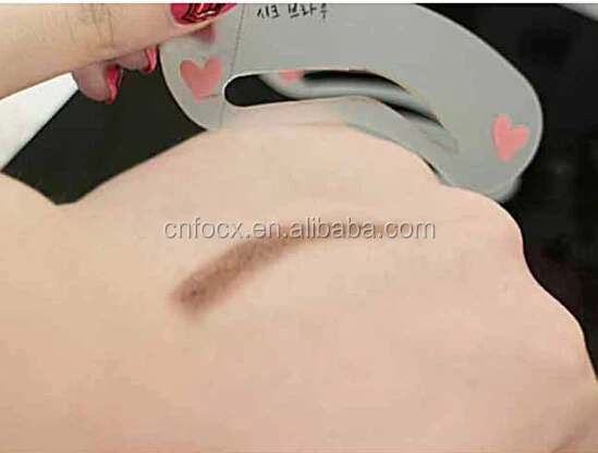 Eyebrow Drawing Card / eyebrow makeup tool / eyebrow template