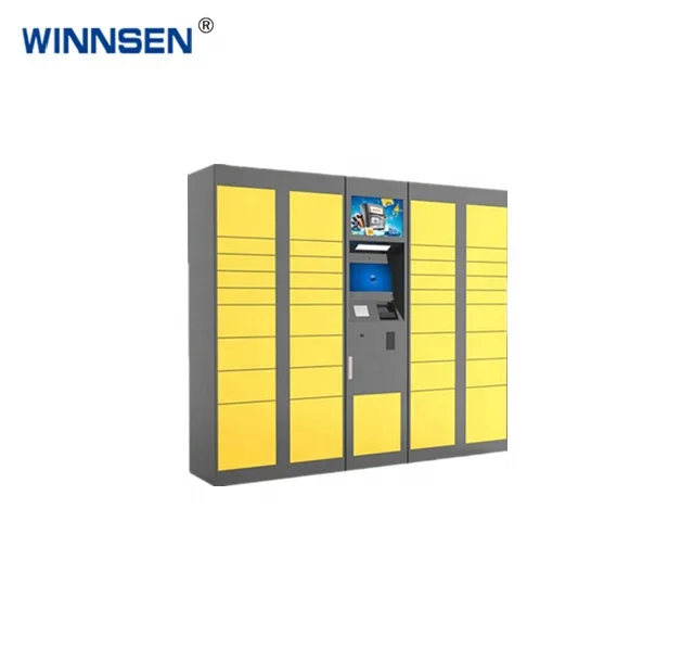 Popular sale self-help laundry locker dry cleaning online order management with remote door control and SMS function
