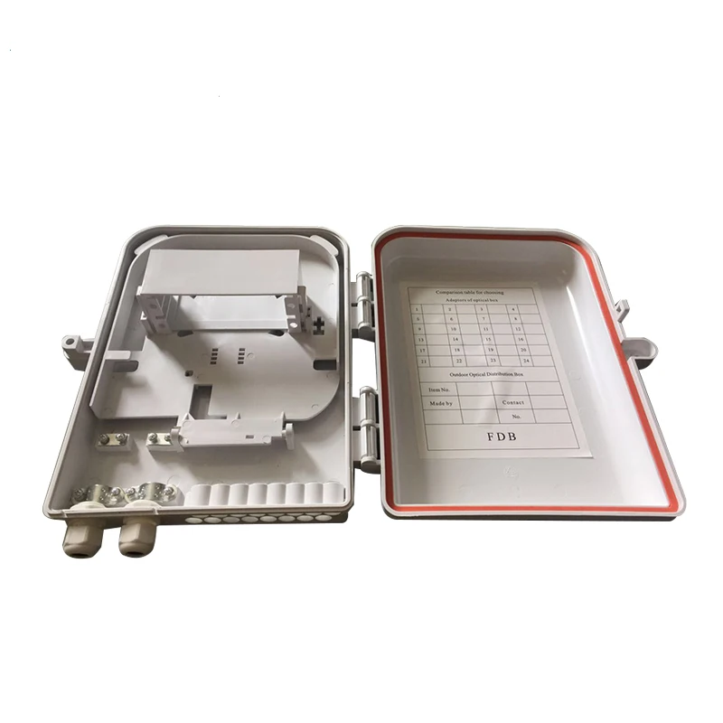 8 Порт водонепроницаемый мини волоконно-оптической распределительной коробки для трубки из нержавеющей стали