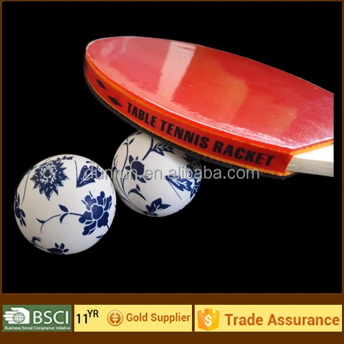 China Manufacture Customize Design Muti Color Full Print Poly Pingpong Ball