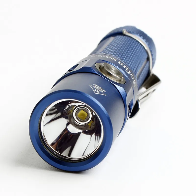 
Sofirn SP10 V2.0 Blue Color Torch Waterproof XPG2 Mini LED Flashlight AA 14500 Tactical Flashlight Torch  (60821638244)