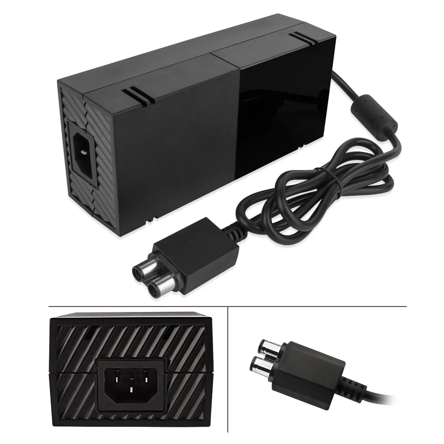 
AC Adapter Replacement Charger with Cable for Xbox 1, for Xbox One Power Brick Advanced Version 100-240V 