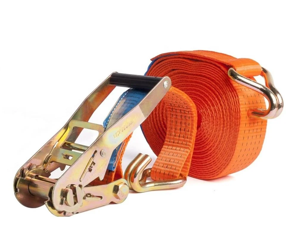 High Quality CE/GS Certified 50mm 5TX10M polyester ratchet tie down strap manufacturer