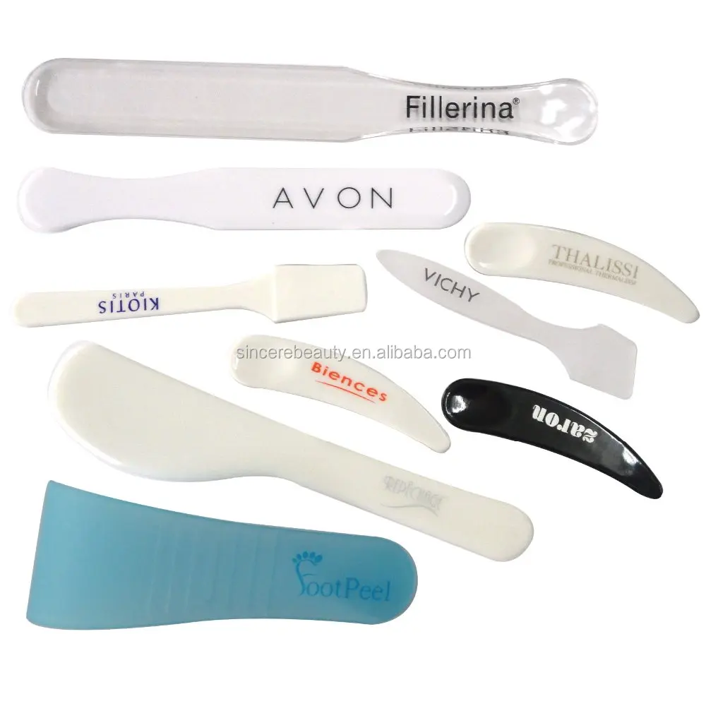 
Disposable plastic cosmetic spade for cream facial makeup 