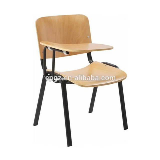 Modern School Furniture Student Study Chair with Writing Pad